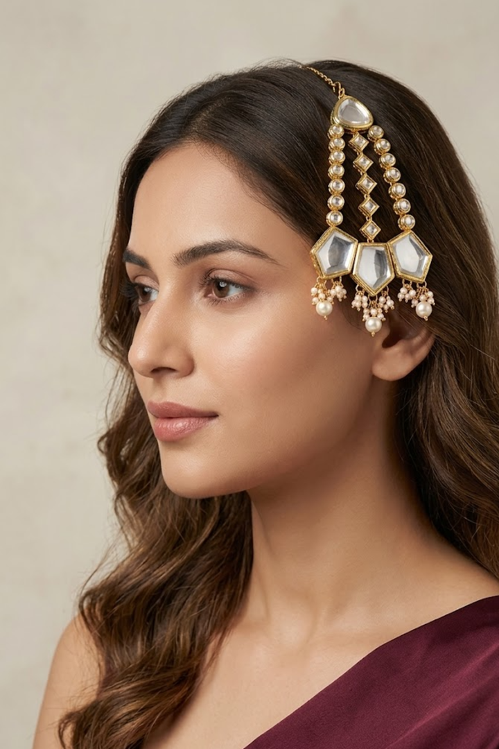 Rudrakshi Kundan Polki Sufi Pasa