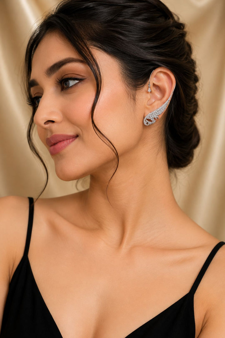 Norway Light Diamond Ear Cuffs Earrings