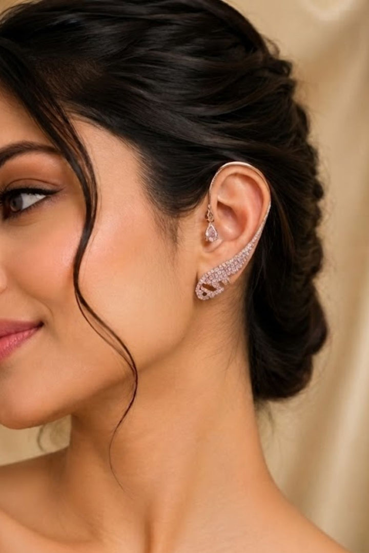 Norway Light Diamond Ear Cuffs Earrings