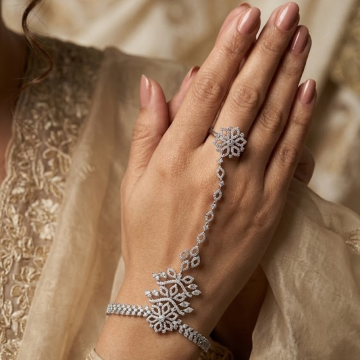 Sitaara Noor Engagement Hathphools