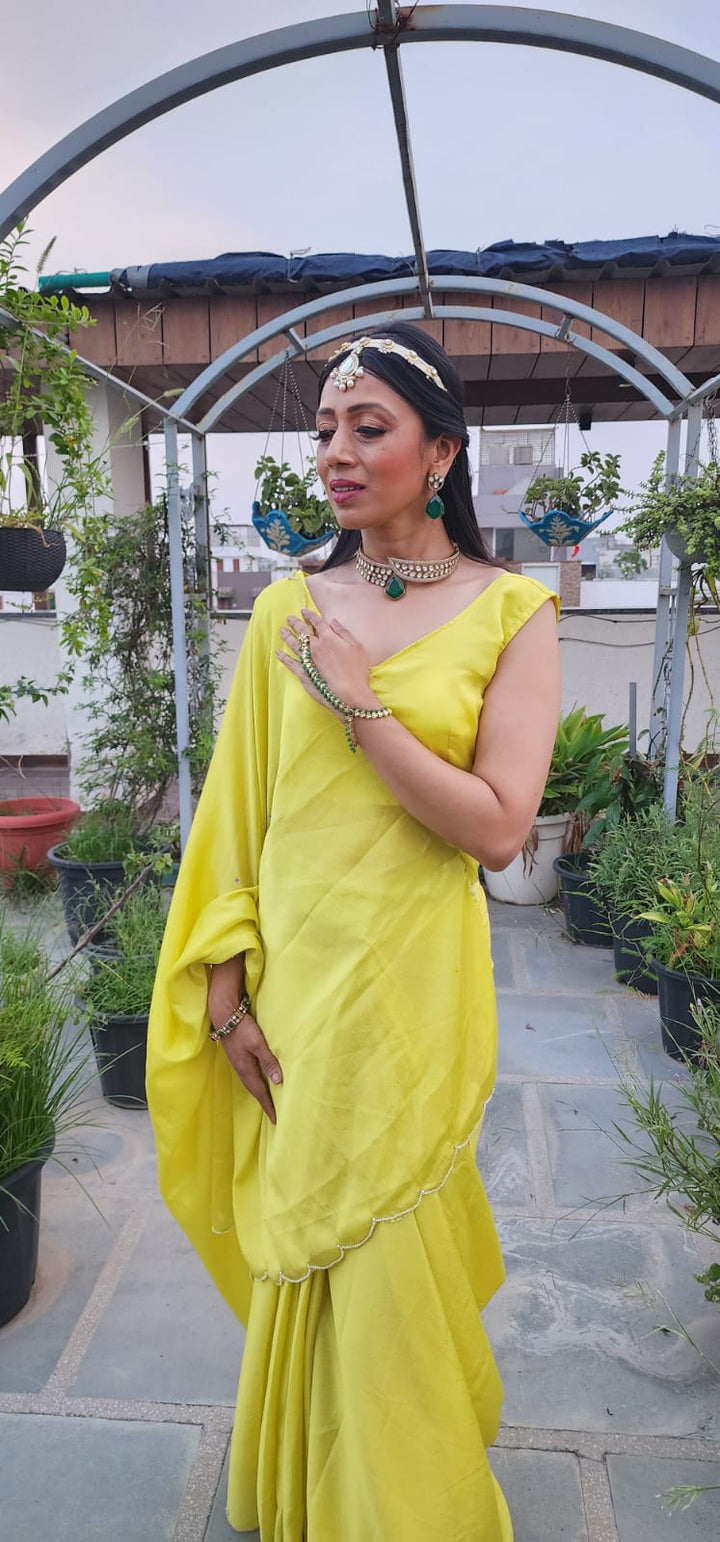 SitaraSutra Kundan Victorian Choker Necklace