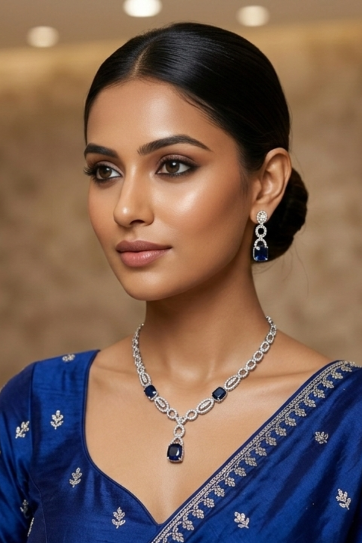 Mayur Lightweight Diamond Cocktail Necklace