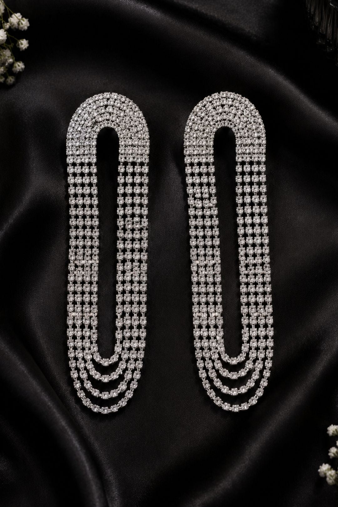 Mexican Diamond Twilight Dangler Earrings