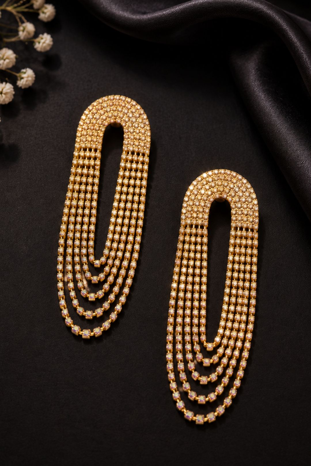 Mexican Diamond Twilight Dangler Earrings