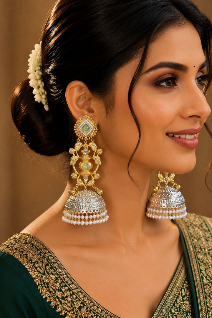 Radiant Golden Lightweight Dangler Earrings