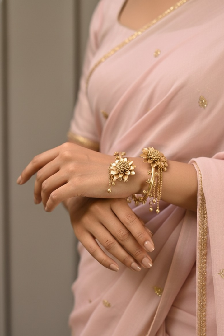 Golden Sunflower Adjustable Bracelet