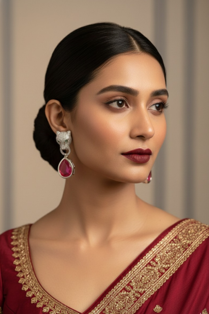 Baghira Stone Drop Earrings