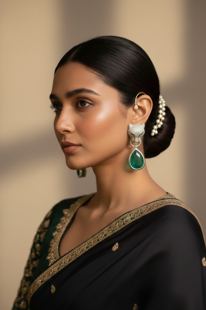 Baghira Stone Drop Earrings