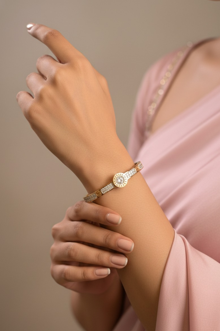 Madrid Sun Golden Fashion Bracelet