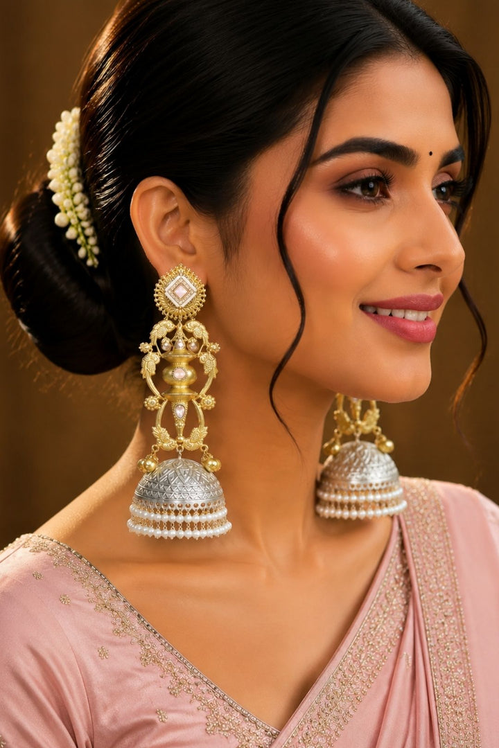 Radiant Golden Lightweight Dangler Earrings