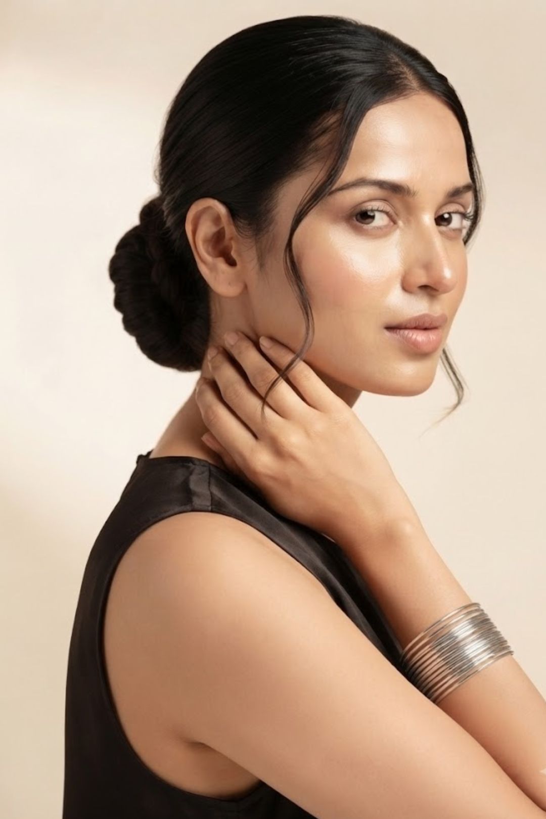 Mandakini Oxidised Dailywear Silver Bangle