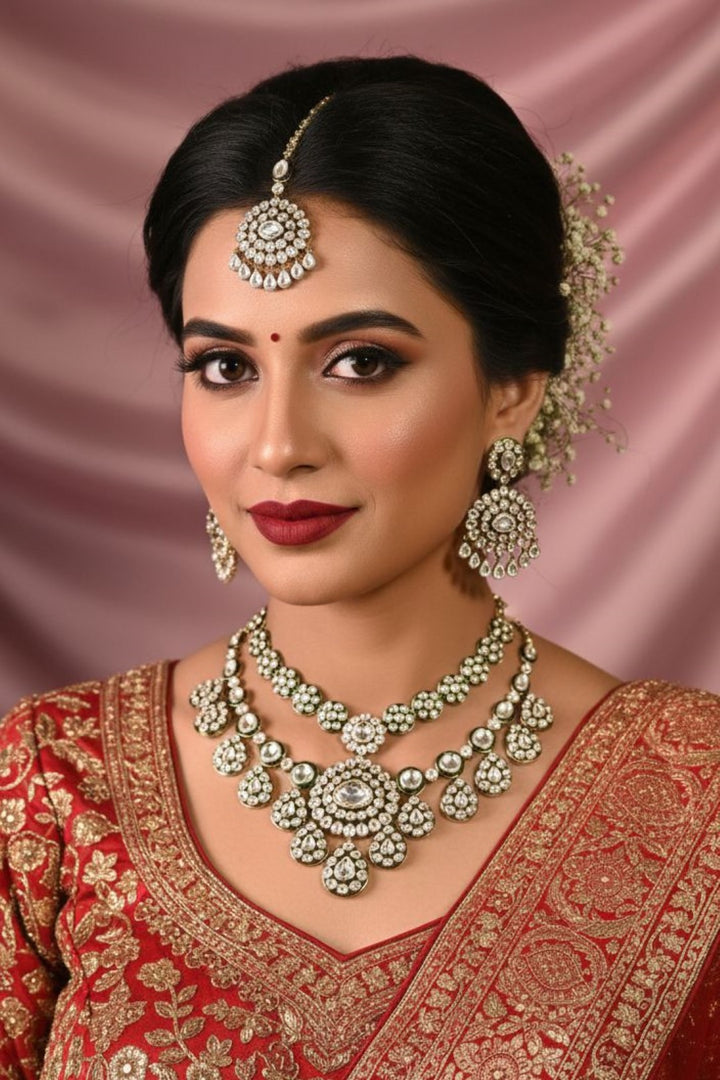 Mithila Rajsi Bridal Polki Kundan Necklace