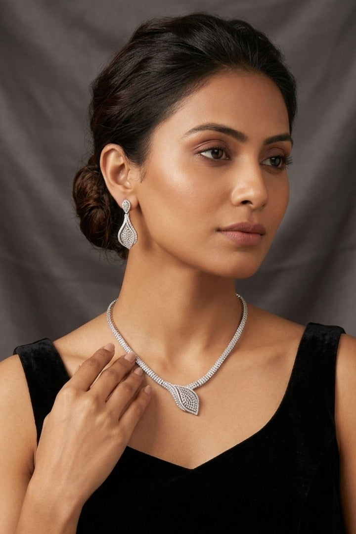Guardian Serpent Diamond Cocktail Necklace