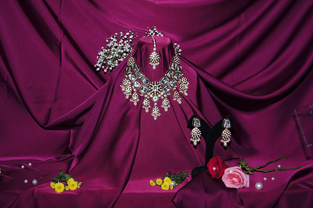 Shahi Adaa Premium Polki Bridal Necklace