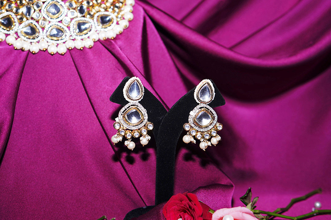 Dropadi Bridal Polki Choker Necklace