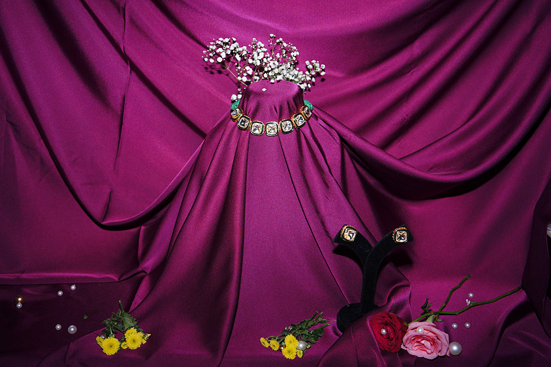 Kritida Bridal Polki Choker Necklace
