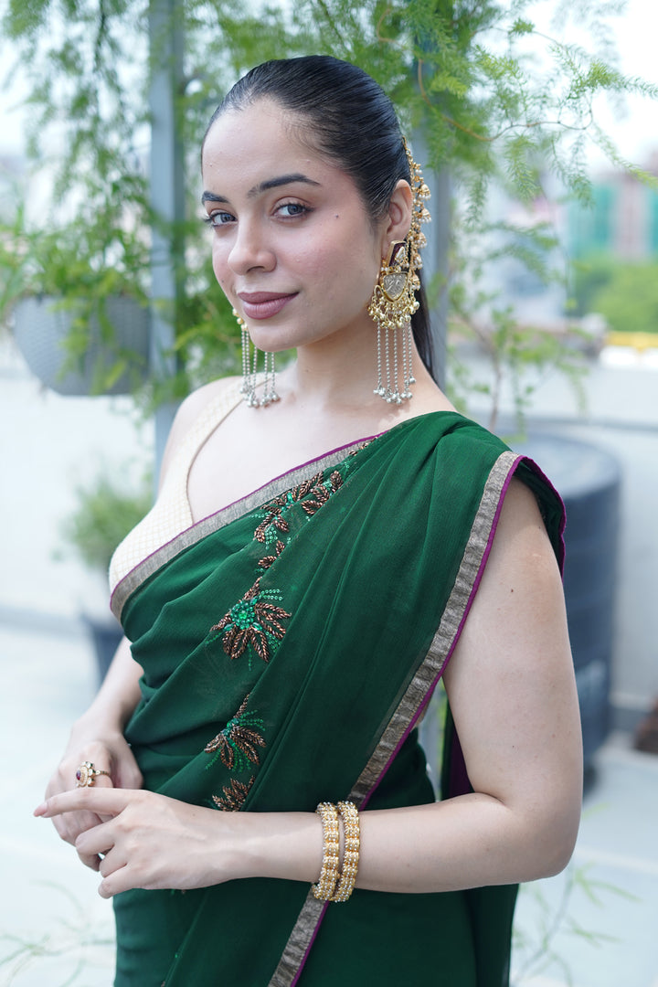 Golden Souk Long Tassel Boho Dangler Earrings