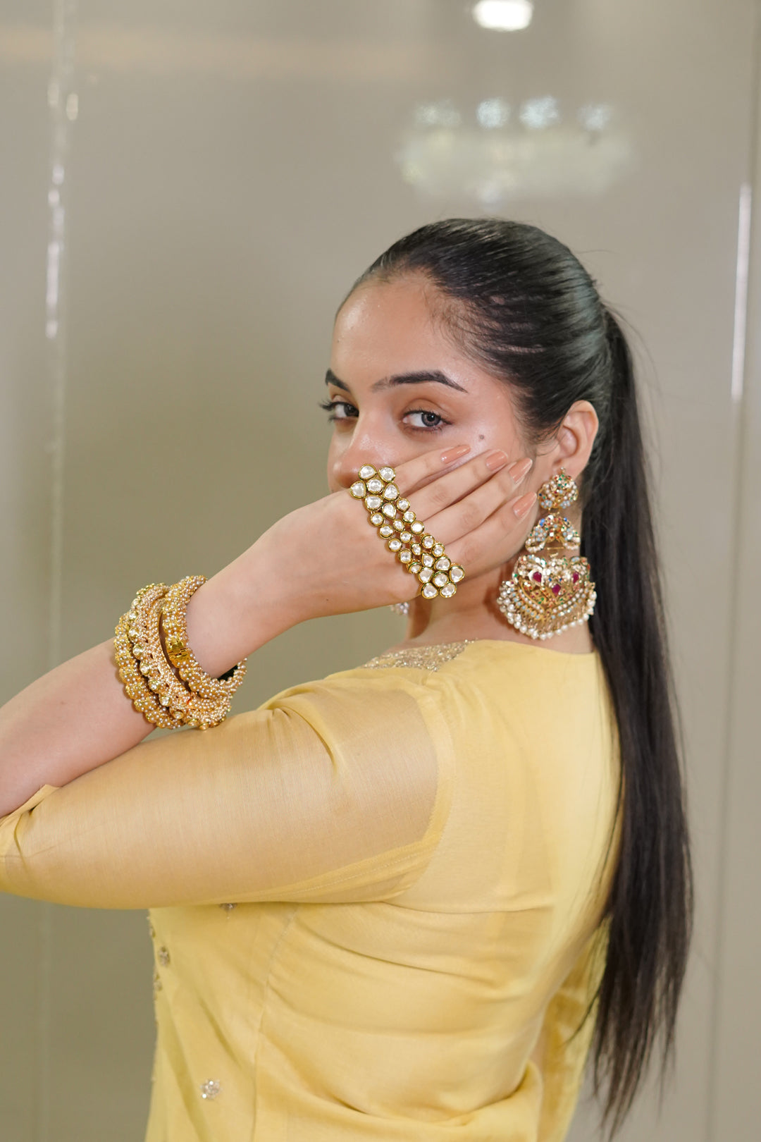 Avanti Jadau Dagler Earrings