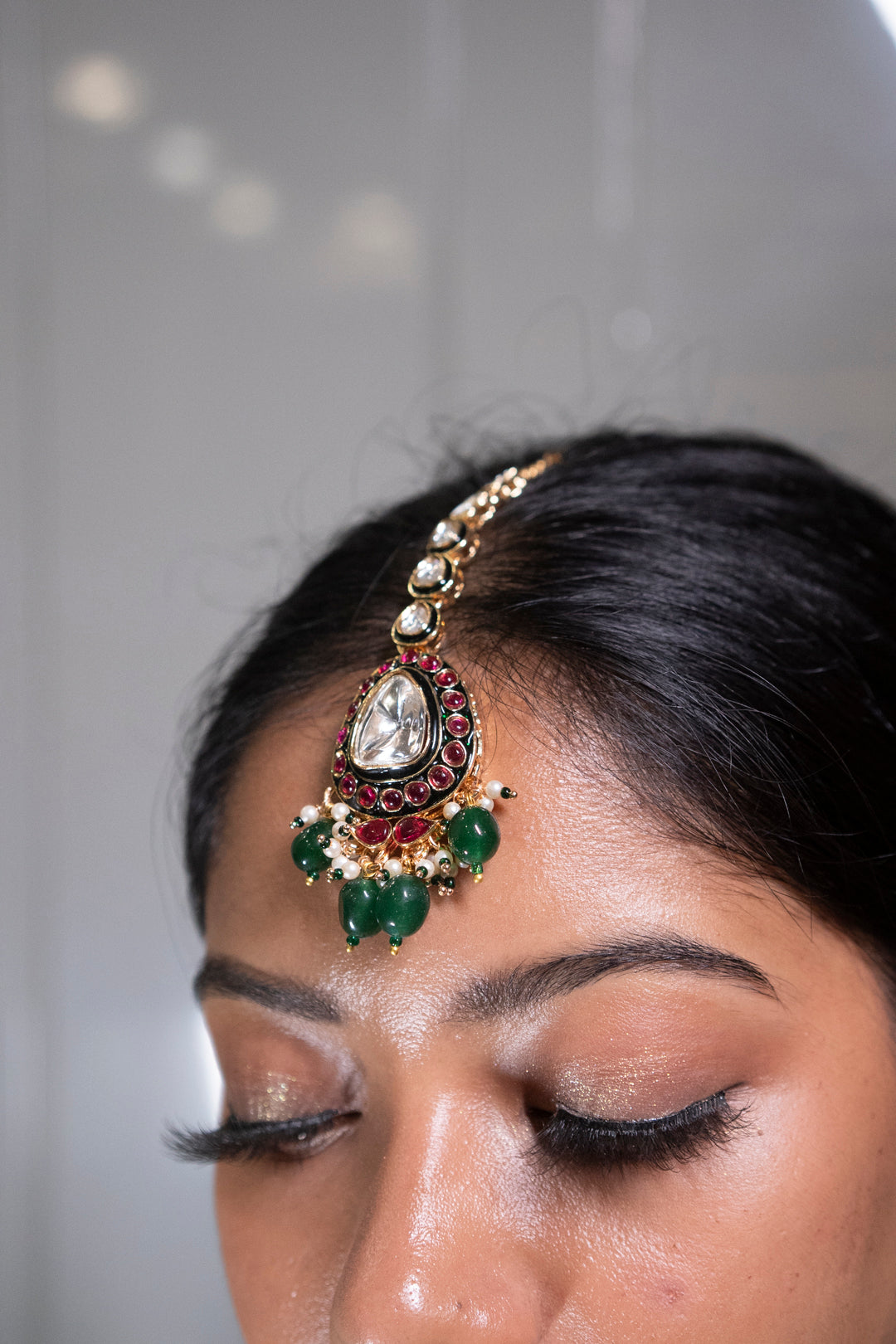Zyra Temple Multicolored Bridal Necklace