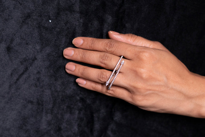 Orrine Two Finger Diamond Ring