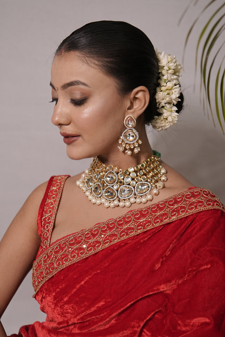 Raat Ratri Polki Karwachauth Choker Necklace