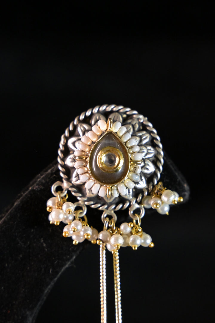 Desert Golden Long Boho Dangler Earrings