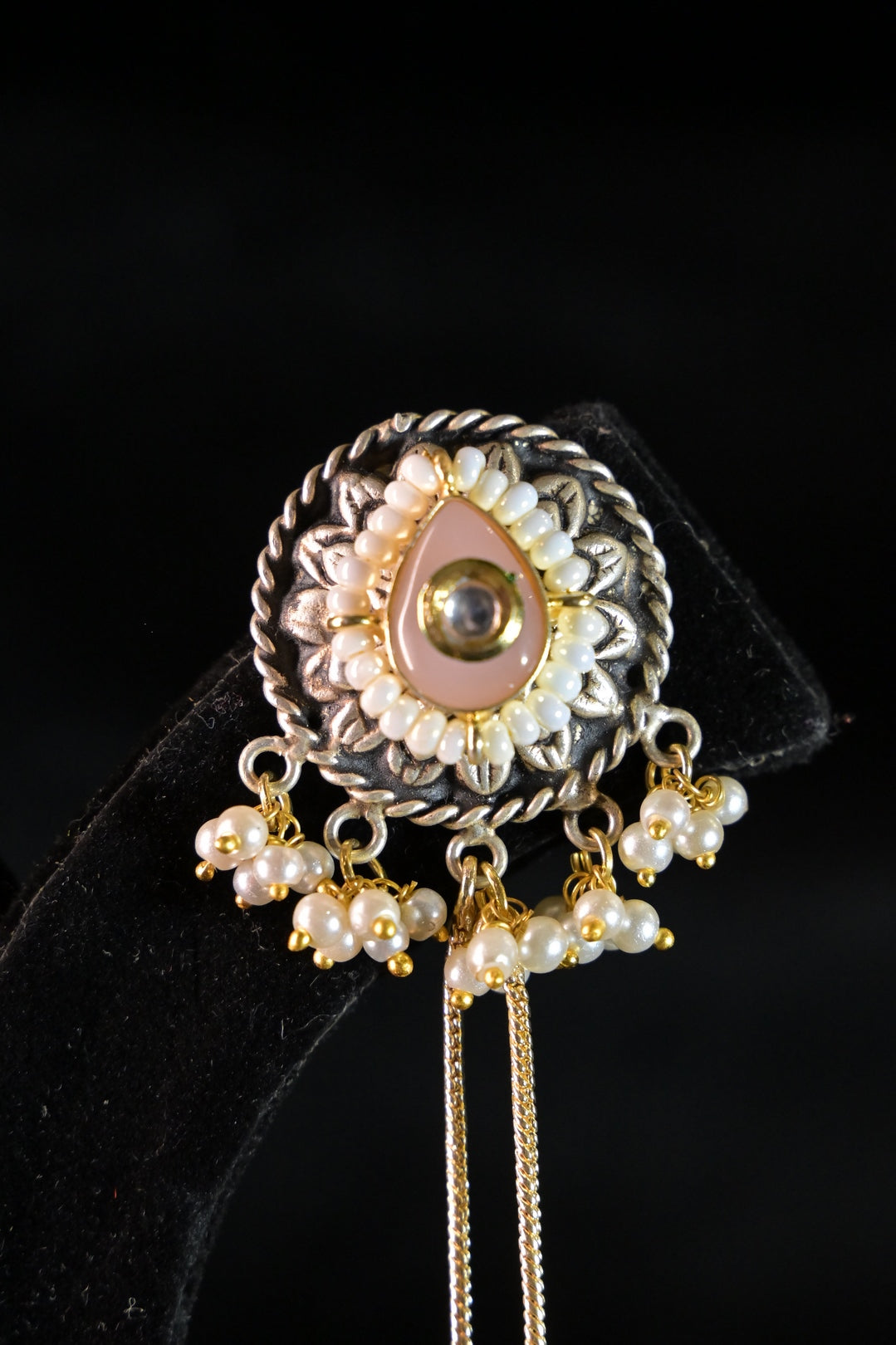 Desert Golden Long Boho Dangler Earrings
