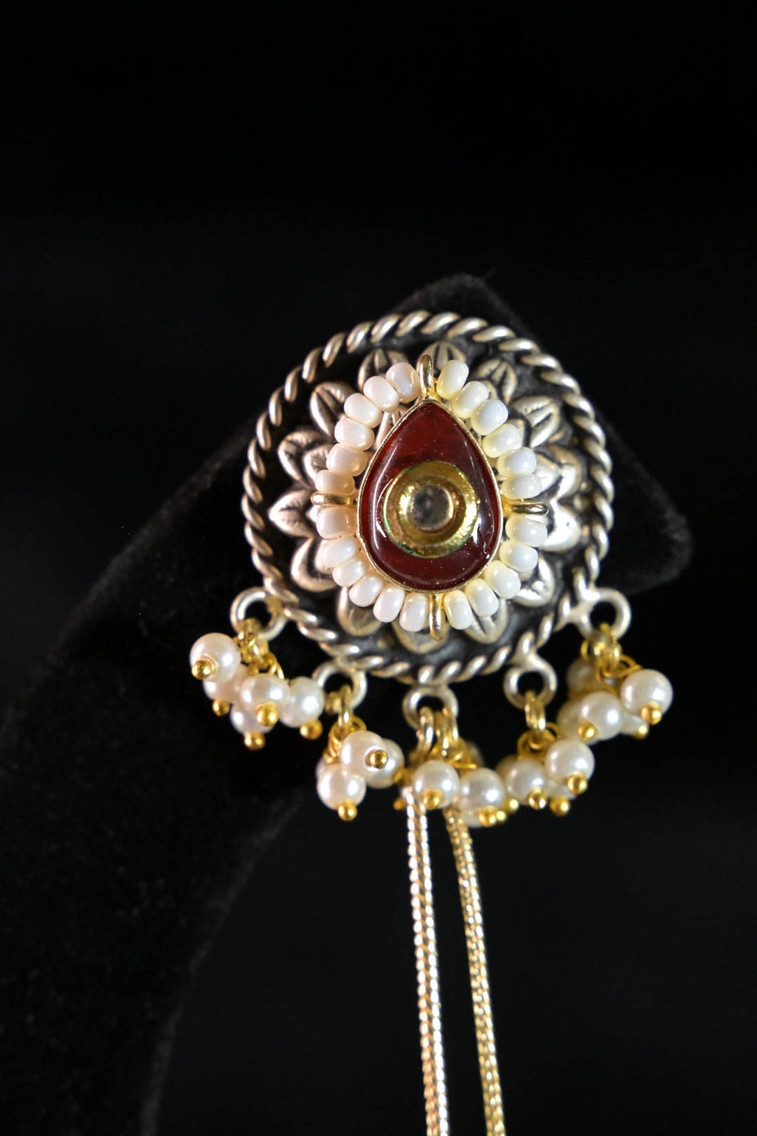 Desert Golden Long Boho Dangler Earrings