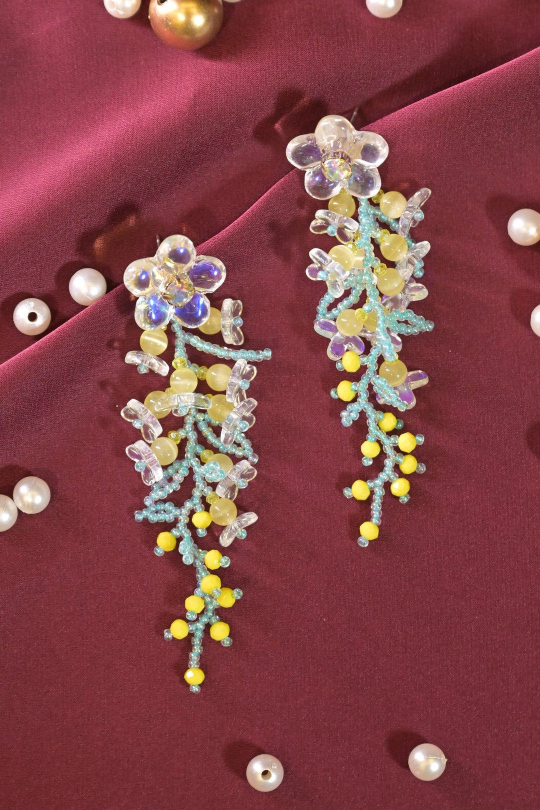 🎁 Flower Boho Threader Earrings (100% off)