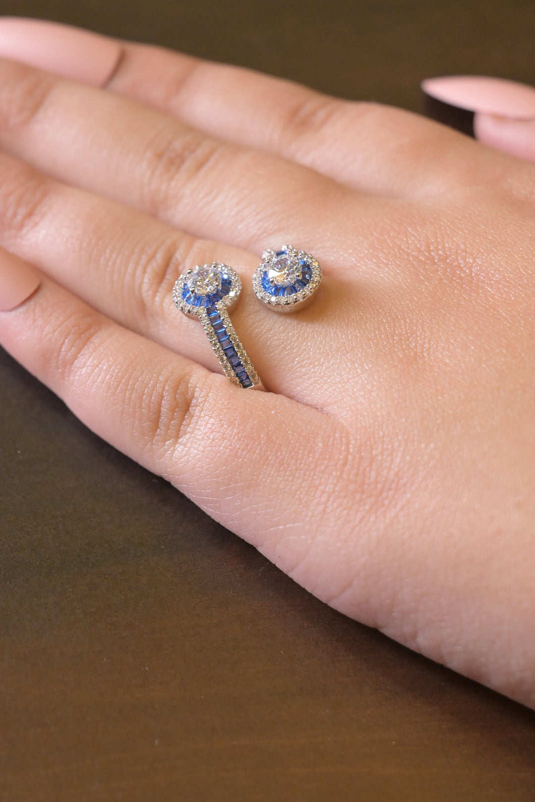 Palika Crisscross Open Band ring