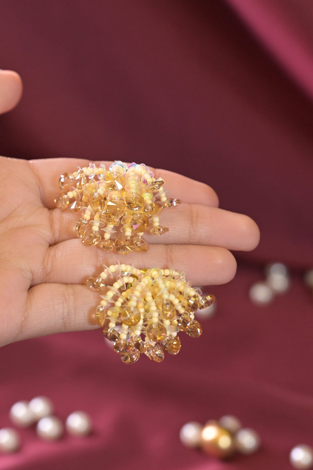 🎁 Evening Cluster Drop Earrings (100% off)