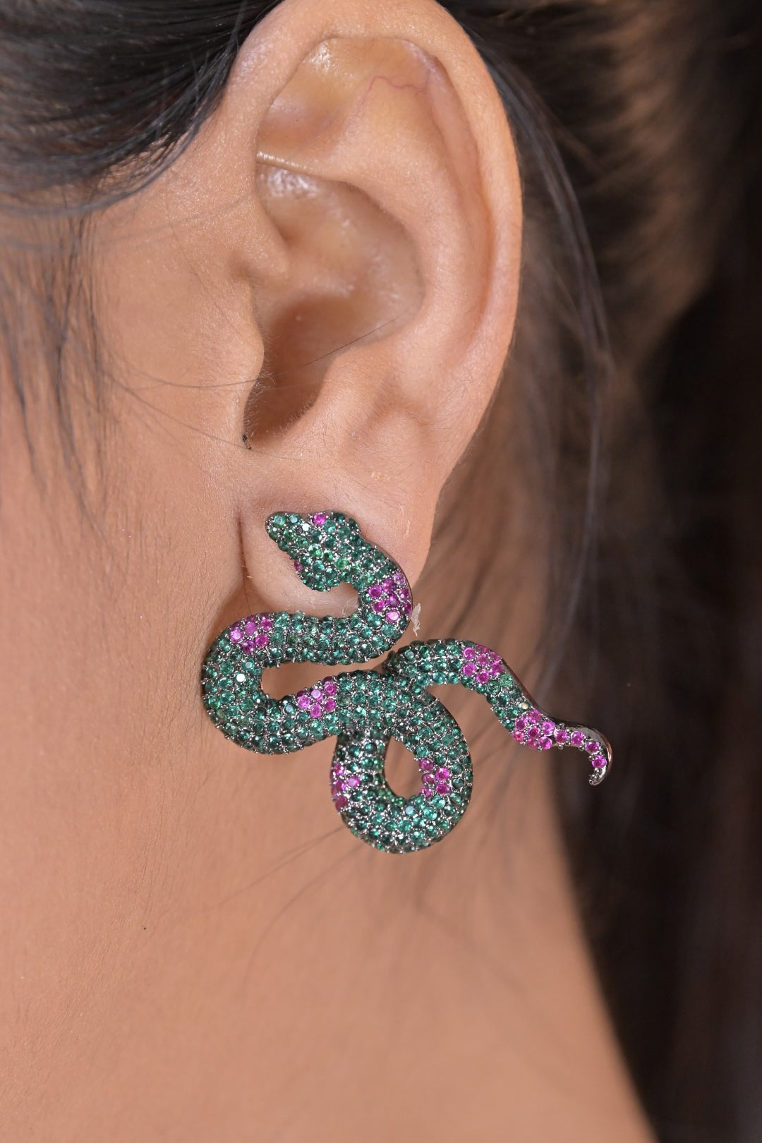 Cobra Curve Ear Cuff Earrings