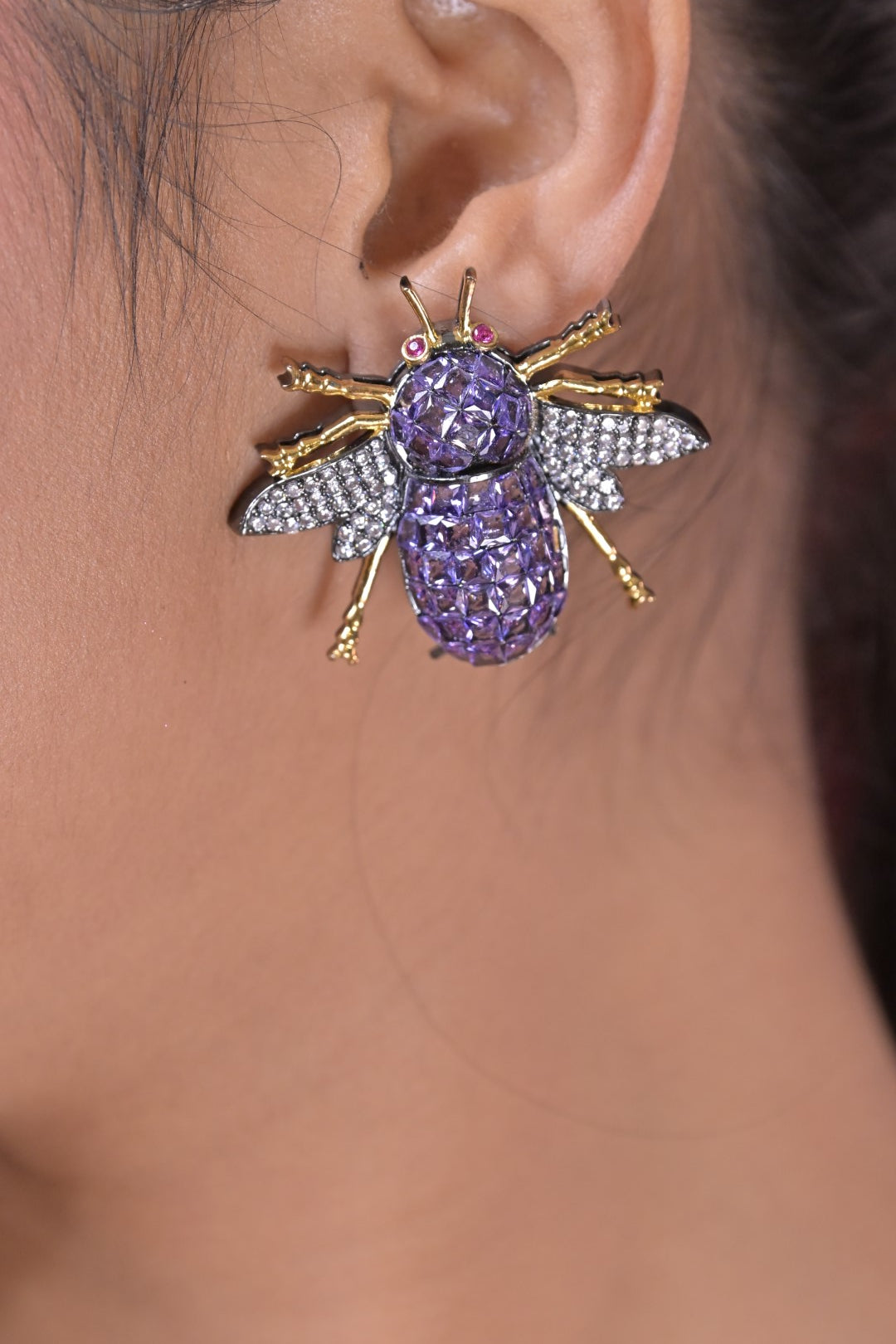 Honeybee Gemstones Studs Earring