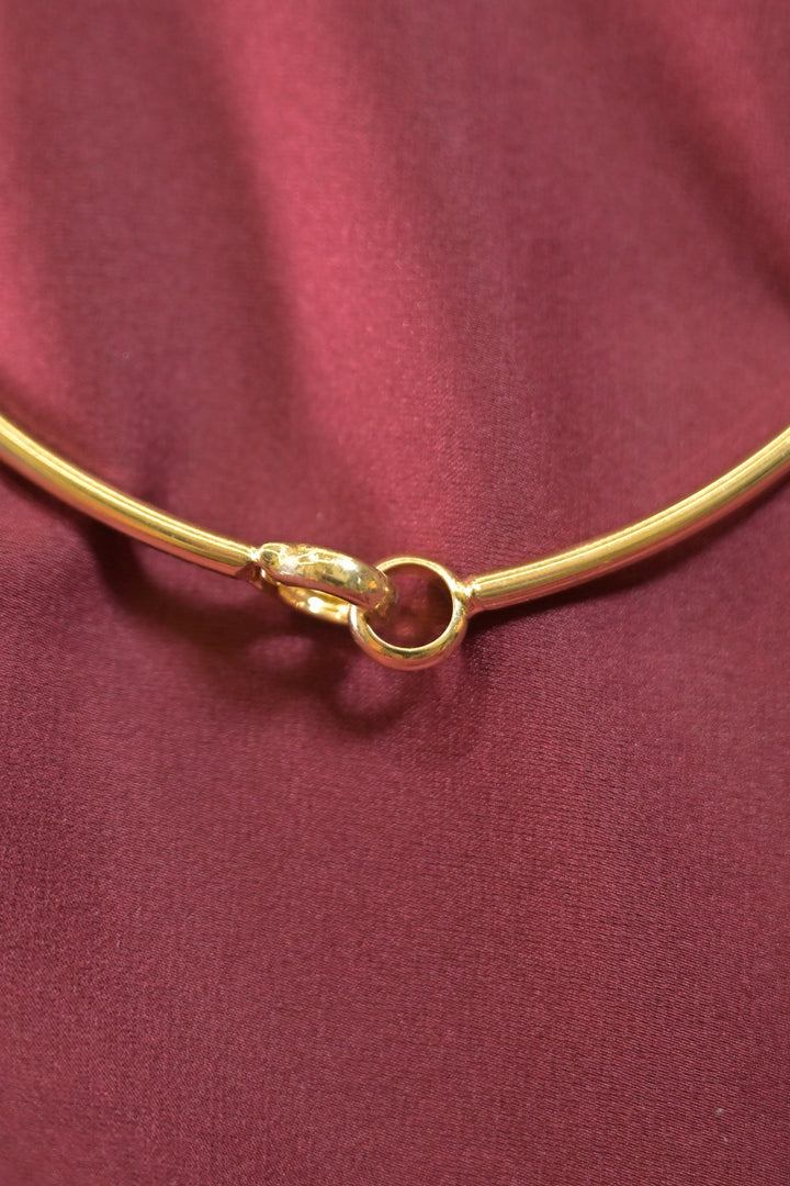 Arctic Golden Anchor Chain Necklace