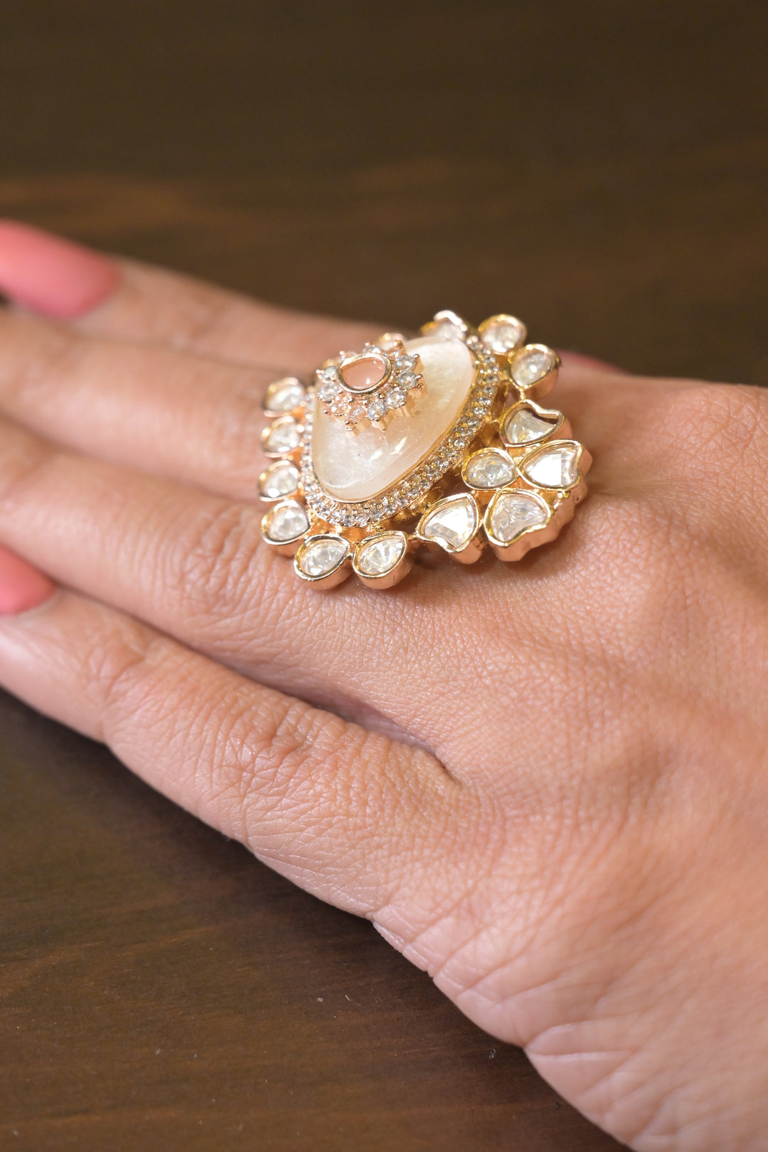 Aurelia Polki Ring