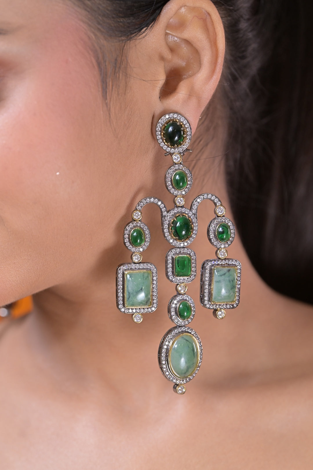 Meher Tree Chandelier Earrings