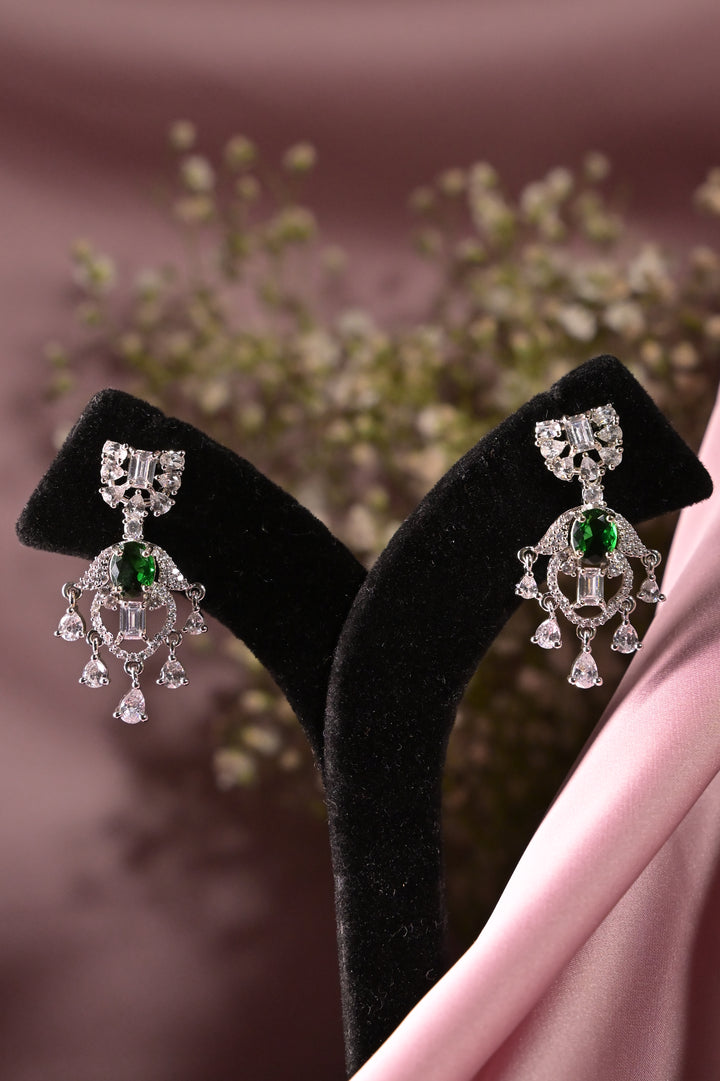 Peacock Feather Cocktail Diamond Necklace