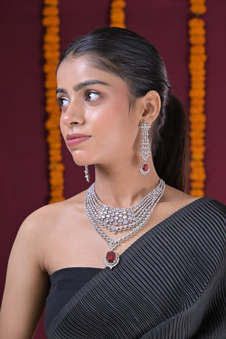 Shanvika Bridal Victorian Cocktail Necklace