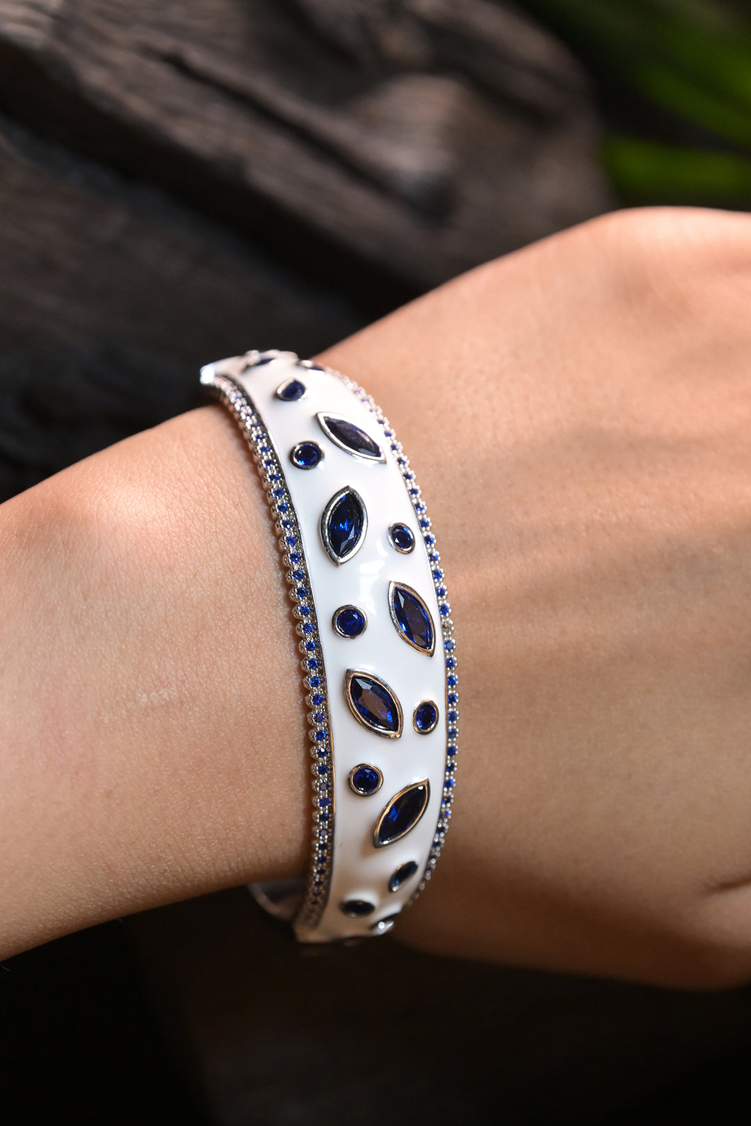 Sapphire Wrap Bracelet