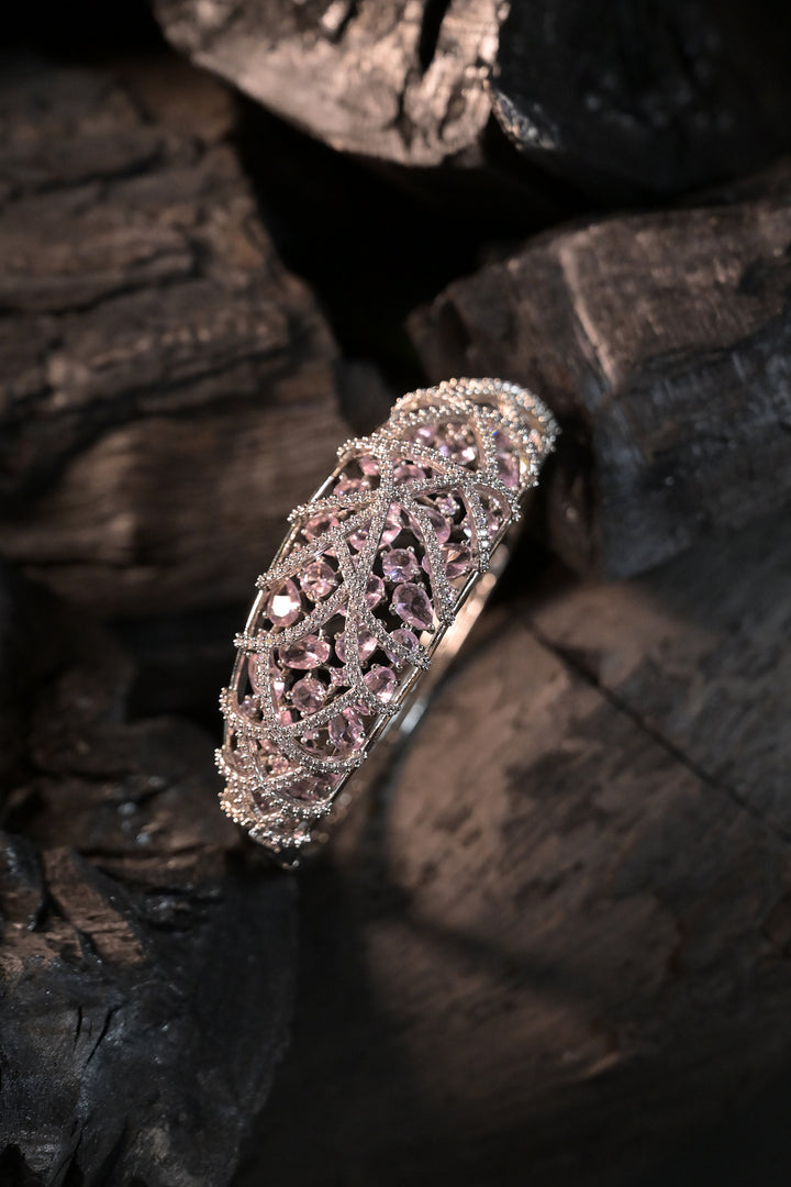 Mithila Diamond Crisscross Openable Bracelet