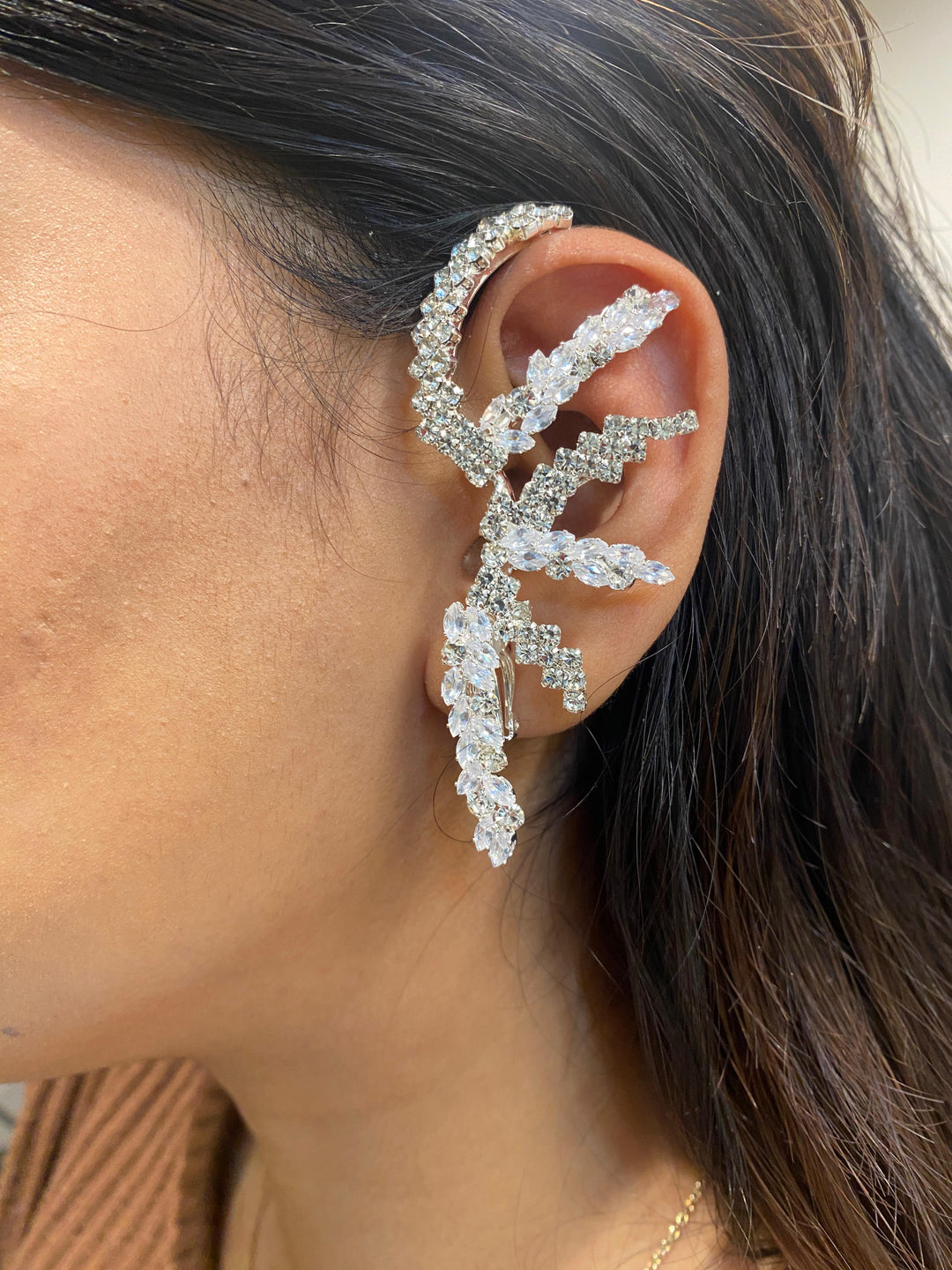 Cocktail Diamond EarCuff Earring