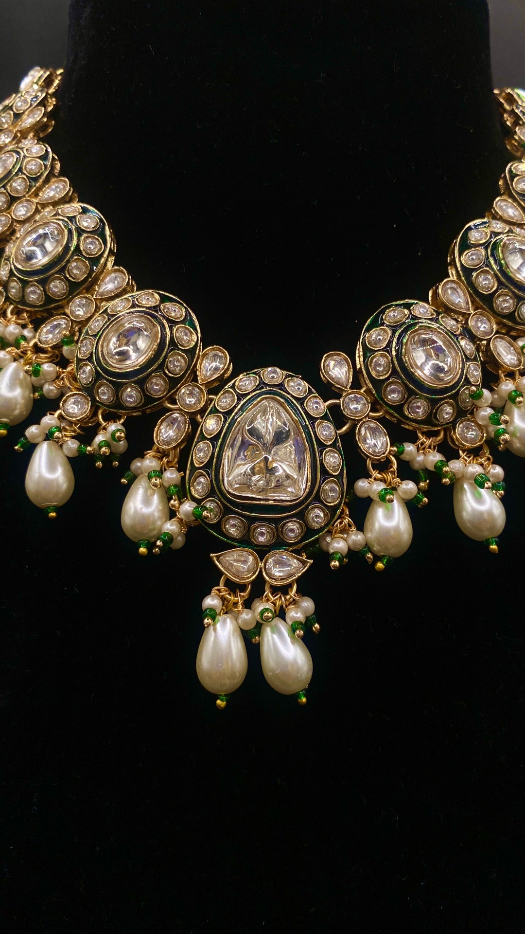 Zyra Temple Multicolored Bridal Necklace