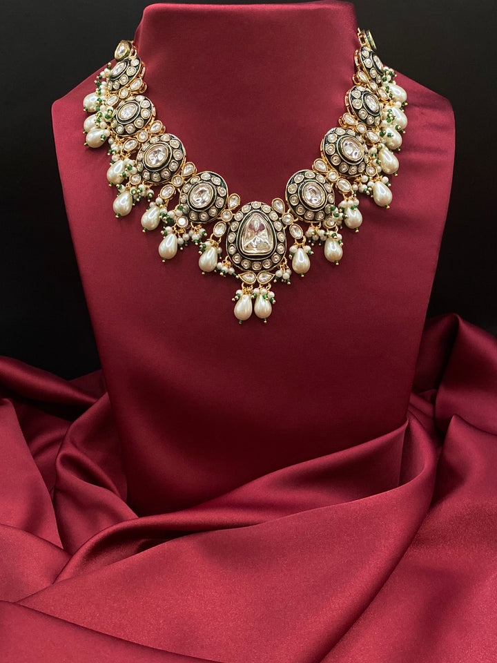 Zyra Temple Multicolored Bridal Necklace