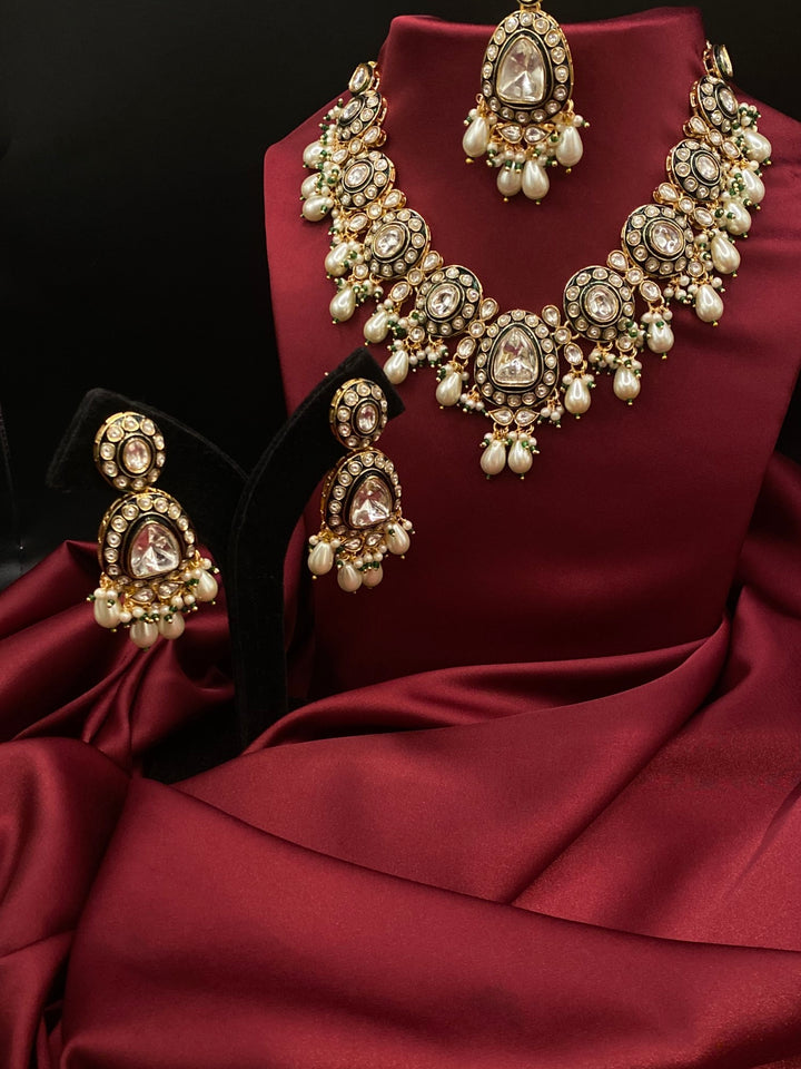 Zyra Temple Multicolored Bridal Necklace