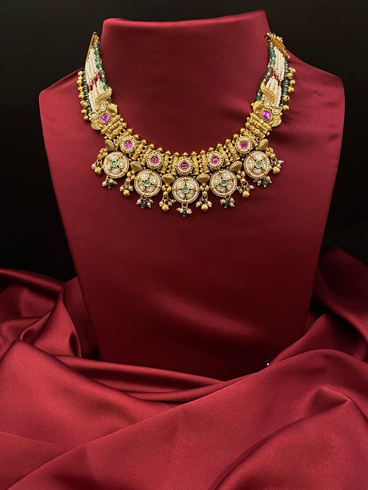 Rivaara Heritage Kundan Necklace