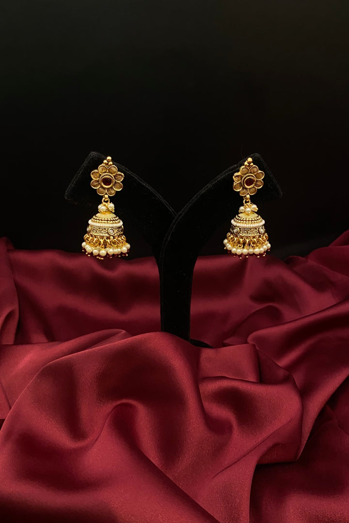 Sunehri Mandala Temple Layered Necklace