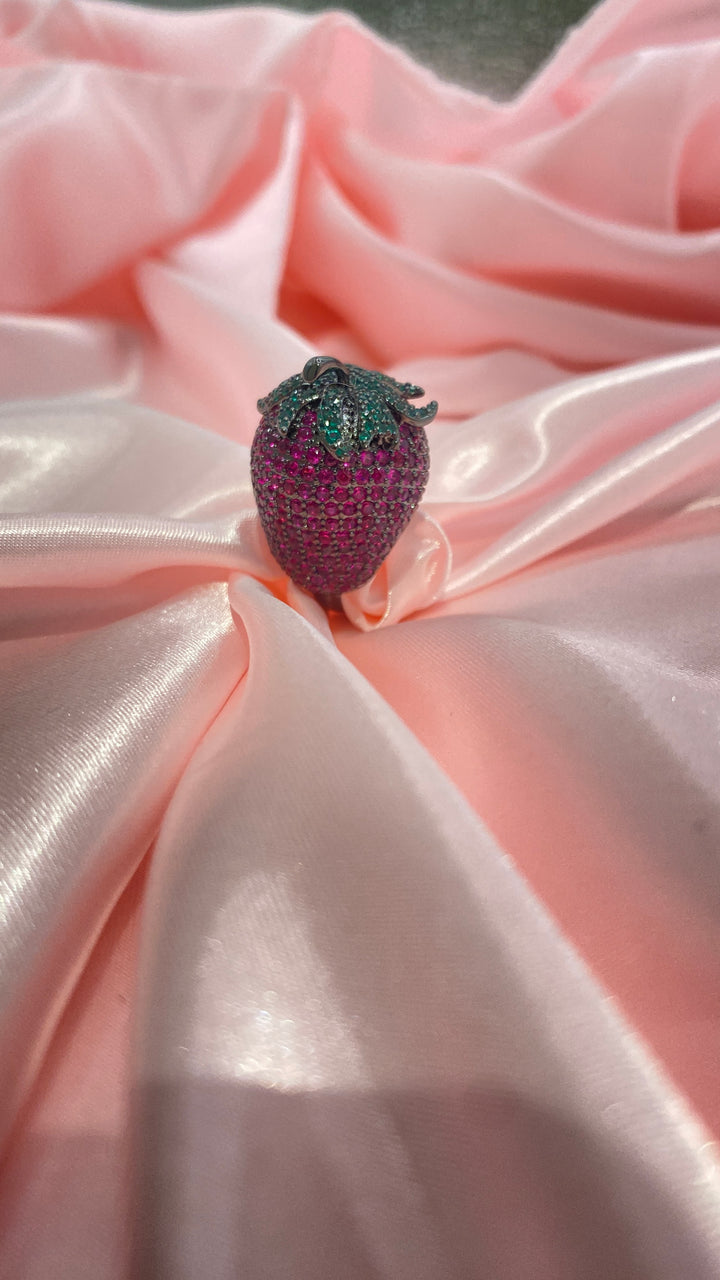 Strawberry Charm Ring