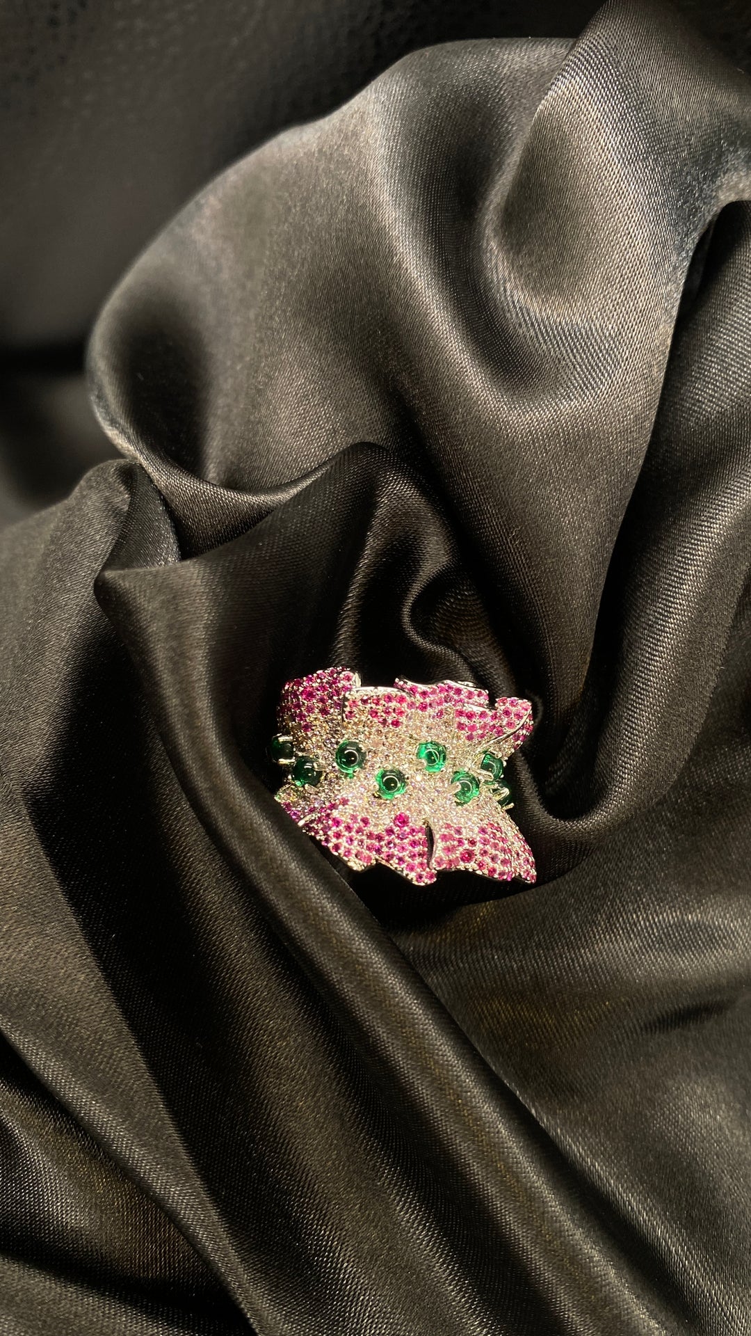 Padma Pink Crown Bloom Ring