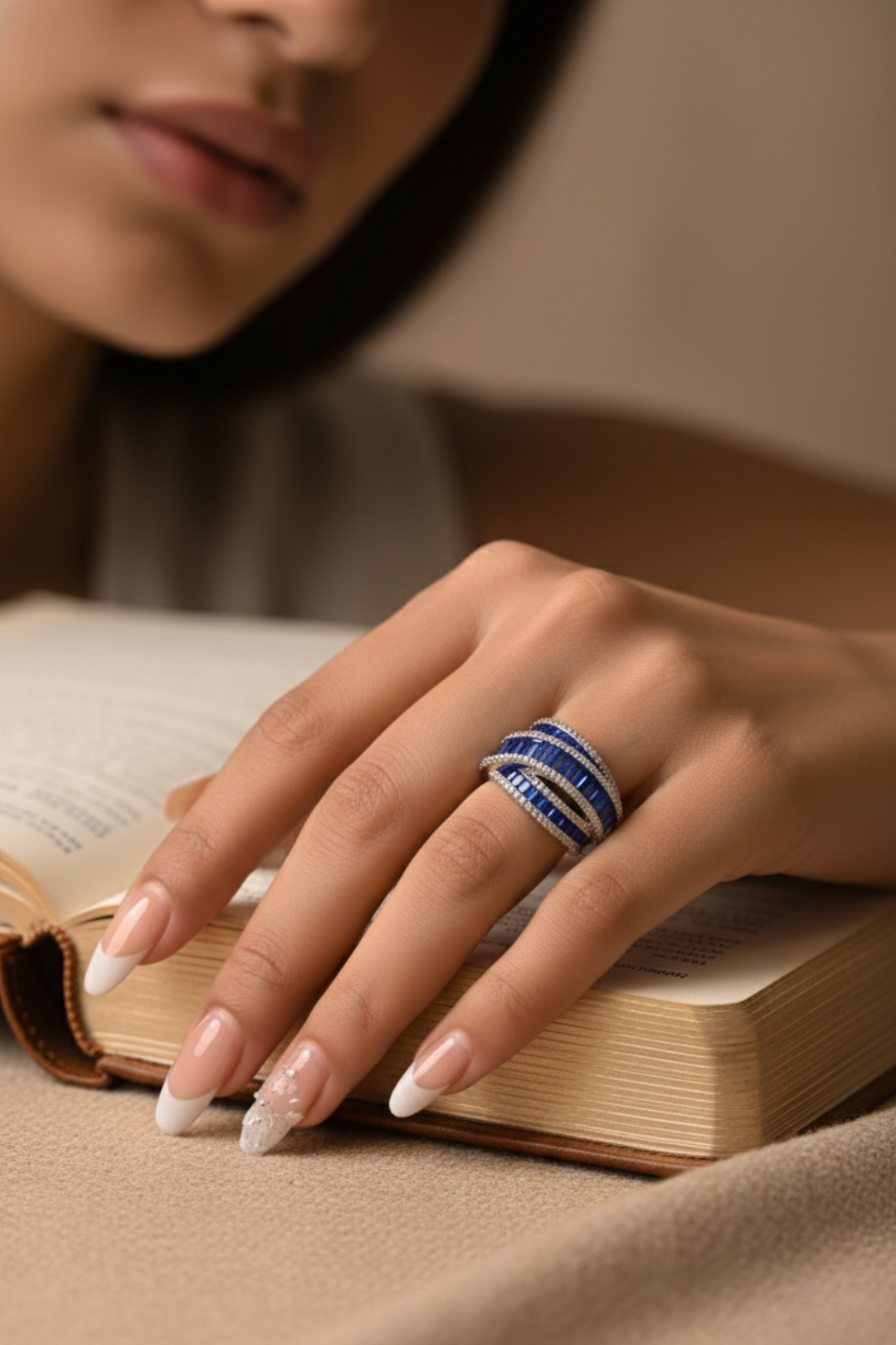 Alma Three Tier Band Ring