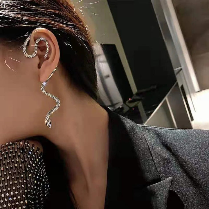 Shiva Snake Cocktail EarCuff Earrings
